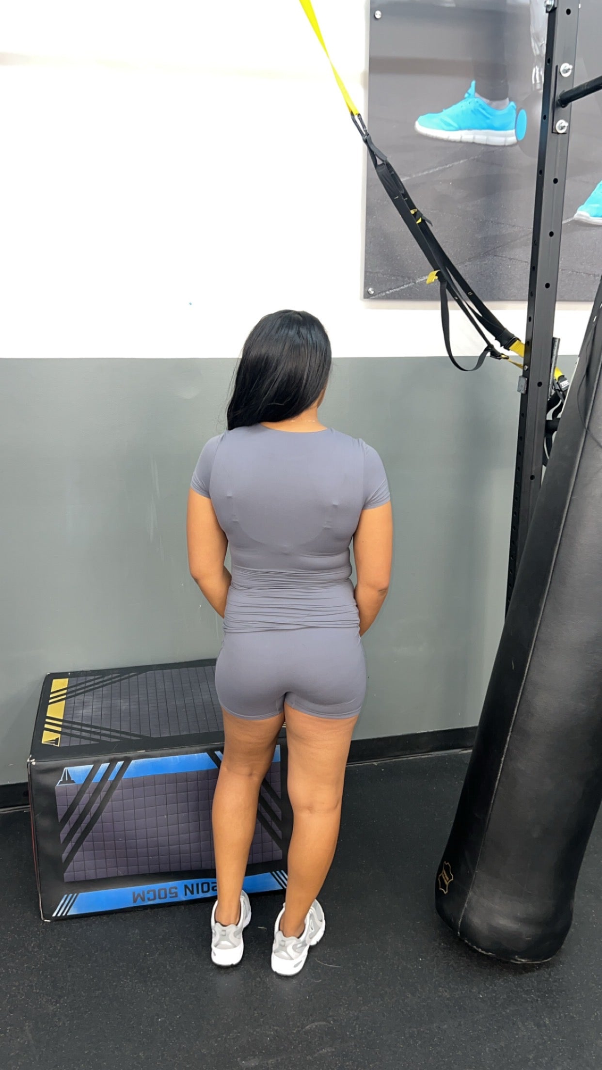 On the go 2 piece- Gray